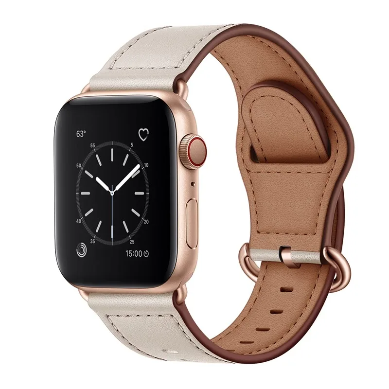 

Parts for iwatch10/9/8 Leather Strap watch7/6/5 High Quality Soft