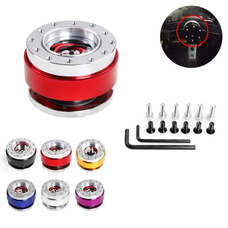 for Car Modification Accessories Ball Steering Wheel Quick Release Device Racing Game Steering Wheel Heightening Quick