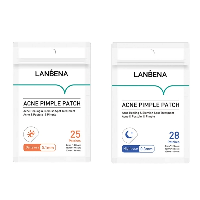 Waterproof Pimple Patches Translucent Day/Night Use Tea-Tree Oil Inflamed-Acne Improve Whiteheads Absorbing Cover Patch