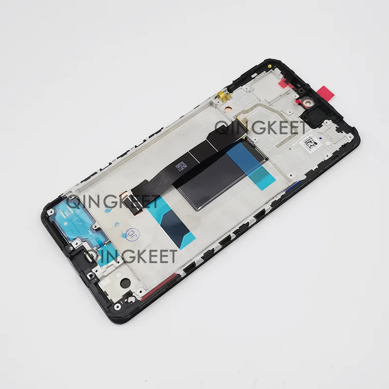 Para Xiaomi Redmi Note 12 Pro 5G LCD 22101316 Asamblea del digitizador de la pantalla táctil de la exhibición C para Redmi Note 12 Pro 5G LCD con el marco