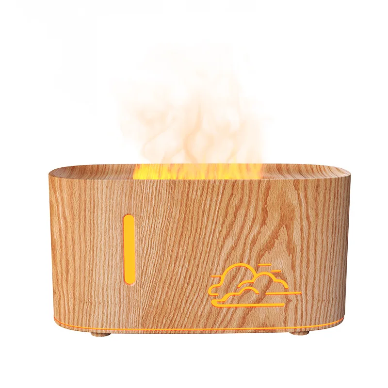 Yunduo Flame Humidifying Aromatherapy Machine Essential Oil Air Fragrance Atomizer for Bedroom Car High-End Automatic