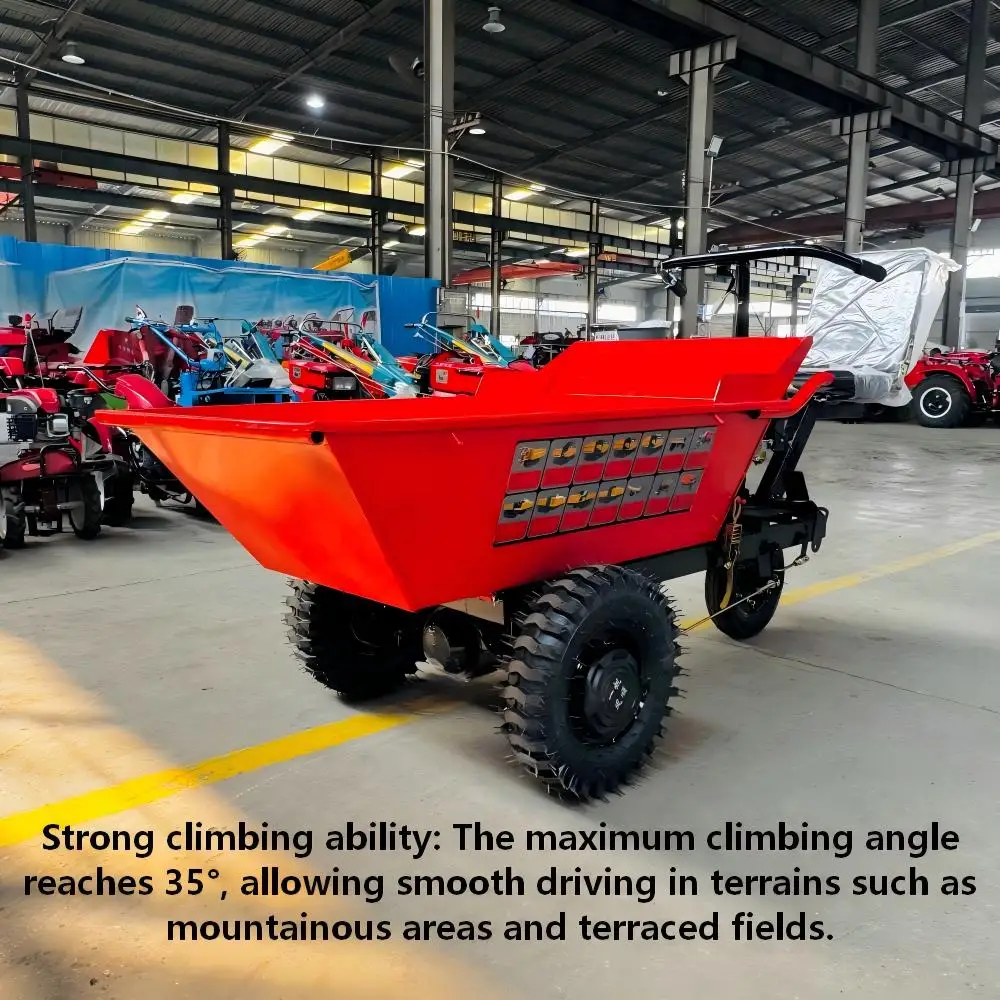 Mini Dumper Truck Small Power Tricycle Dumper for Construction Garden / Farm Use with 168/173 / 170 Engine