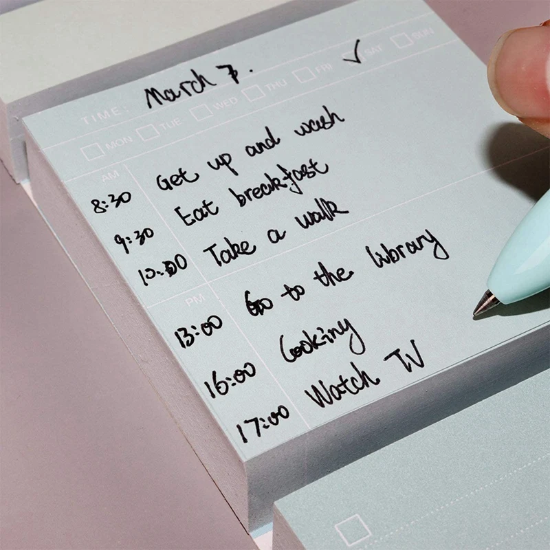 Portable Blank Sticky Notes, Self-Stick Index Tabs Organizer For Planner, Journal, Calendar, 480 Sheets