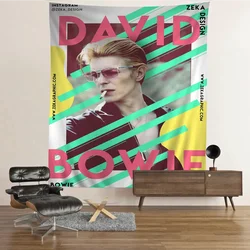 British Rock Singer D-David_B-Bowie Anime arazzo appeso tarocchi Hippie tappeti da parete dormitorio Home Decor