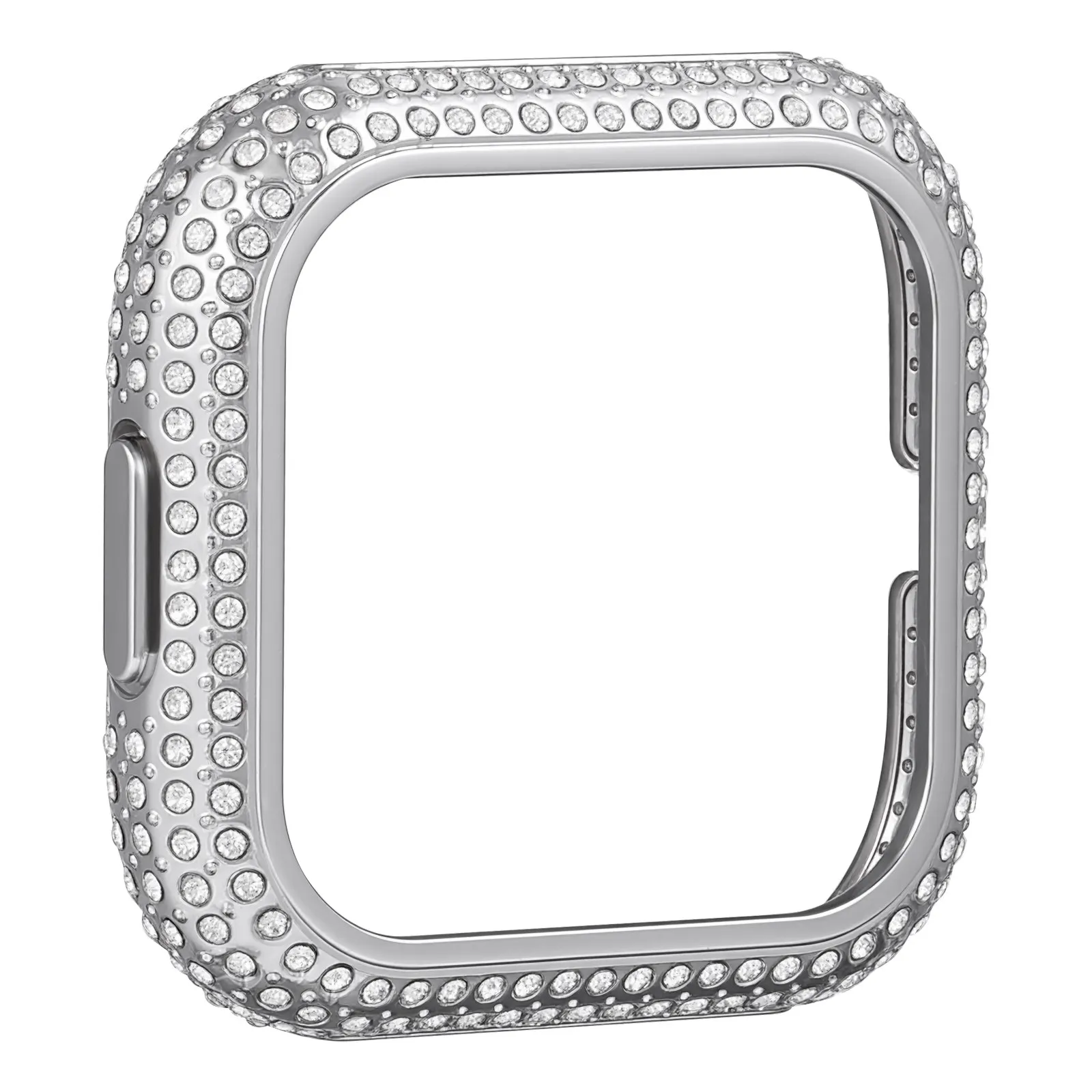 1Pcs Protective Diamond Watch Cover Hard Pc Case Anti Falling Scratch Resistant Compatible Smart Watch Modern