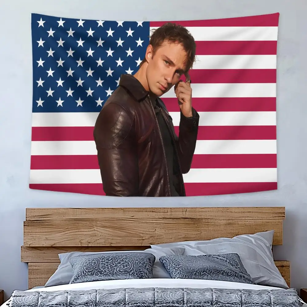 D-Drew Starkey Singer Tapestry Art Decor Banner Microfiber Backdrop for Bedroom Living Room Bar Garden Party