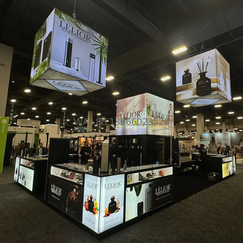 Beauty Trade Show Booth 20 X 20 with Exhibition Counter