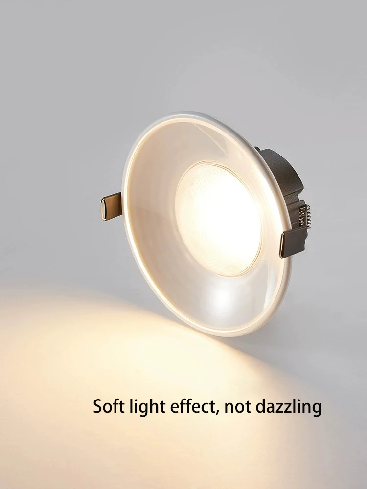 Led Downlight Recessed Round Ceiling Lamp White 7W 10W Down Light Aluminum Spot 110V 220V Lights For Living Room Bedroom Kitchen