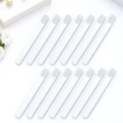 

100Pcs Plastic Test Tubes Transparent High Quality Science Experiment Tubes Durable Leak Proof for Liquid Storage Samples