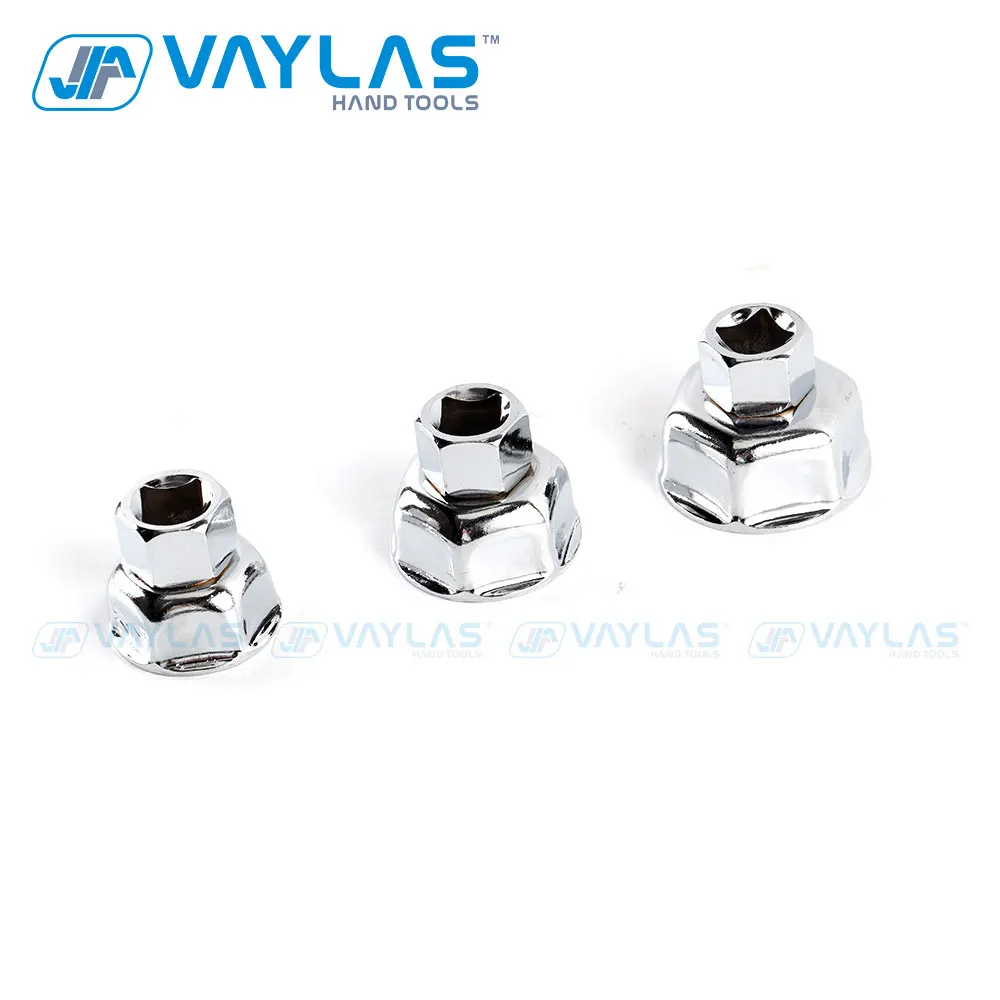 Imagem -02 - Tampa de Remoção de Chave de Filtro de Óleo Cabeça de Acionamento de Ferramenta de Mudança de Óleo Flautas para Ferramentas de Reparo de Carro 27 mm 32 mm 36 mm