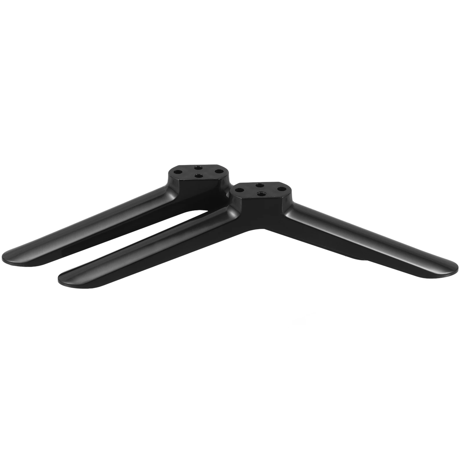 

2pcs Stand Legs 40 Inch Base Black Plastic Replacement Universal Compatible Flat Screen Holder Modern Stand For Bedroom