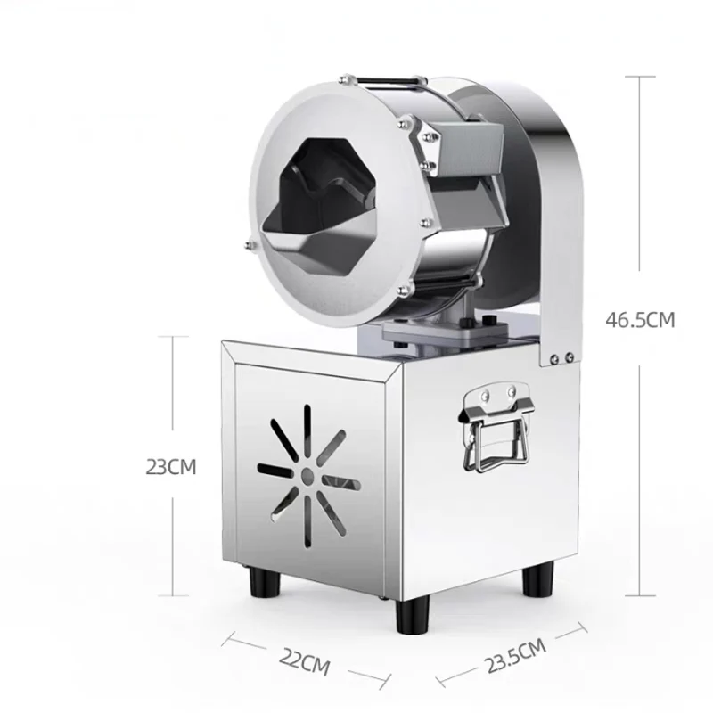 Elektryczny krajarka do warzyw najlepiej sprzedający się ziemniak, marchewka, pomidor, krajalnica do owoców robot kuchenny spożywczy o grubości 2-5mm