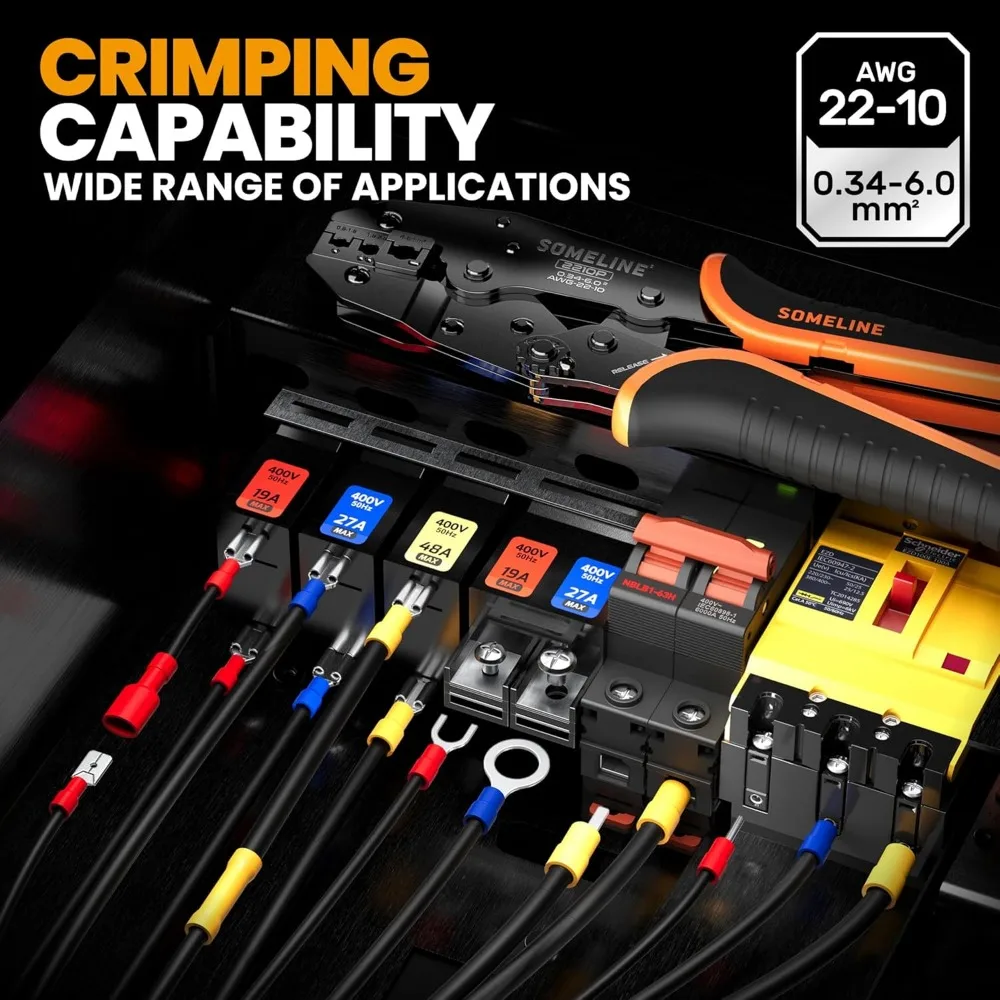 طقم مكشكش معزول بحجم 30 مع 210 محطة للعمل الكهربائي AWG 22-10