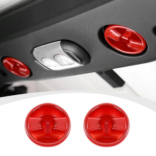 Imagen 2 del producto Cubierta de tornillo de cúpula para coche, Panel duro Interior de techo, perilla de tornillo de montaje, pegatina de tapa embellecedora para Jeep Wrangler JK JKU 2007-2017