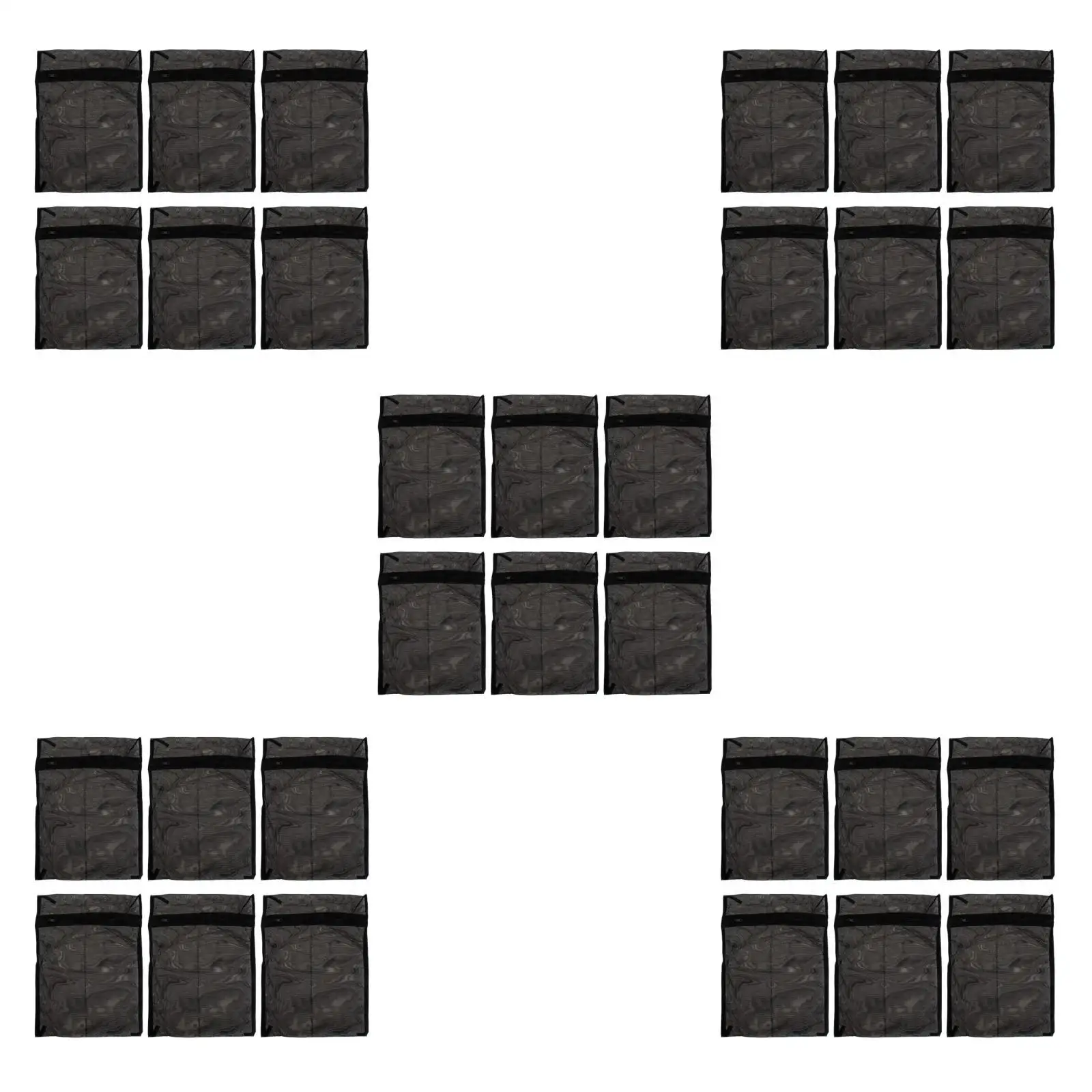 

5pcs 5 Count Net Laundry Bags for Dirty Clothes Mesh Storage Lingerie Washing Zipper