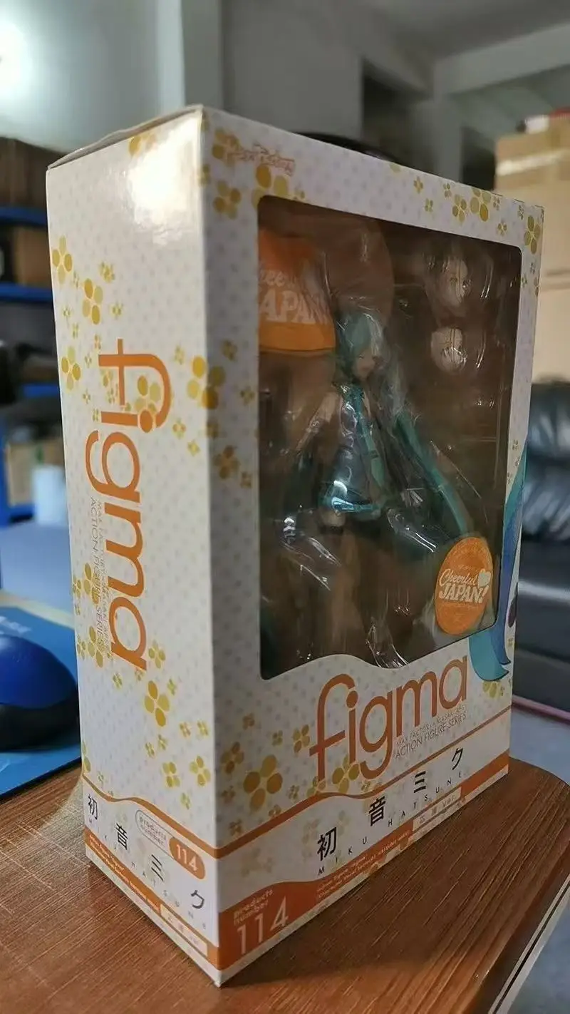 

Anime Hatsune Miku Joint Mobility Interchangeable Face Action Figure PVC Model Toys Doll Collectible Gifts