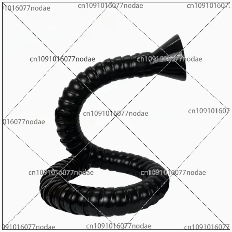 1M Flexible Smoke Exhaust Ventilator Pipe Positioning Bamboo Tube Suction Air Collector Hood Industrial Extraction System