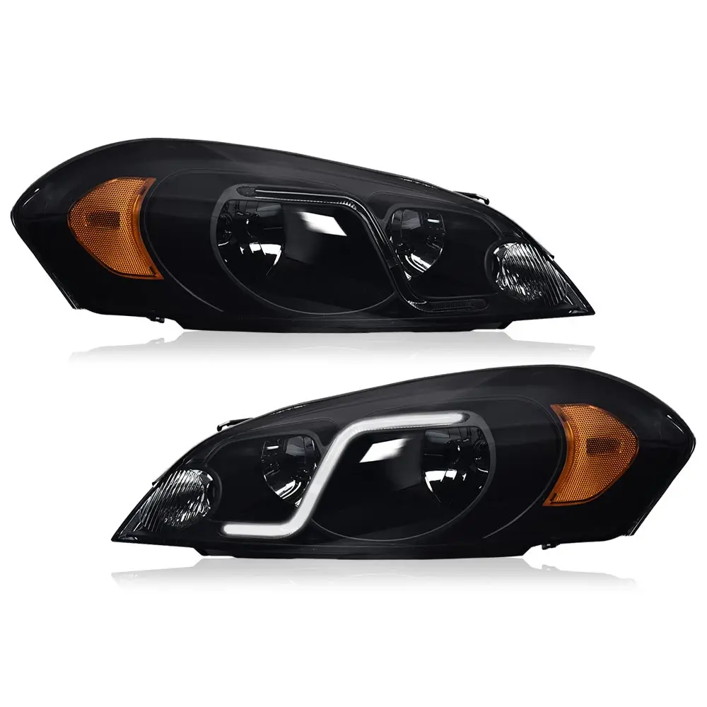 

Led Drl Headlights Compatible with Chevy Monte Carlo 2006-2007/ Chevy Impala 2006-2013/ Chevy Impala Limited 2014-2016