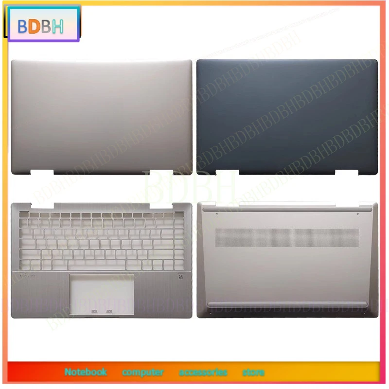 

For HP Pavilion X360 2-in-1 14-EK LCD Back Cover Palmrest Bottom Case N09441-001