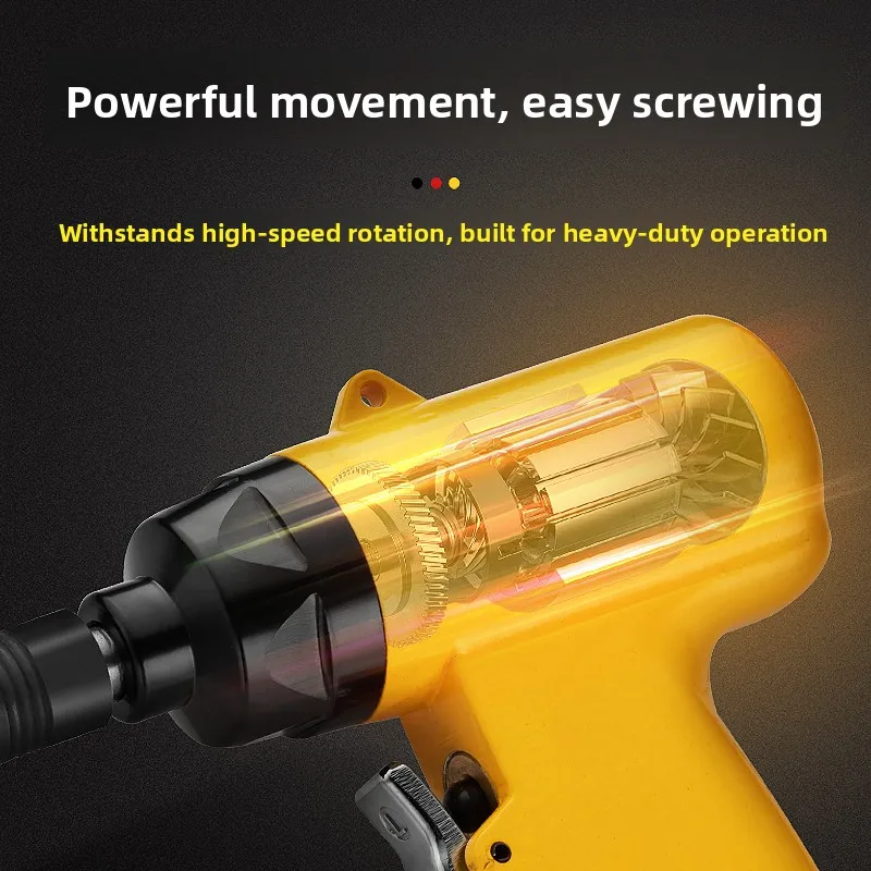 German Aslan Heavy-Duty Pistol-Type Pneumatic Screwdriver Industrial-Grade Screwdriver Drill Air Screwdriver Home Improvement Tool