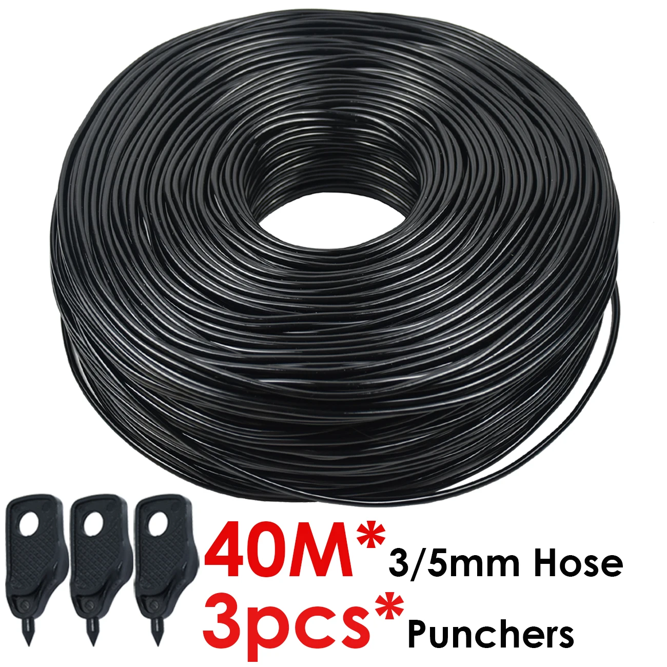 KESLA 5-100M Garten 3/5mm Bewässerungsschlauch 1/8'' PVC-Rohr Mikro-Tropfbewässerungsschlauch Sprinkler mit Lochstanzer für Balkon und Gewächshaus – Detail 5