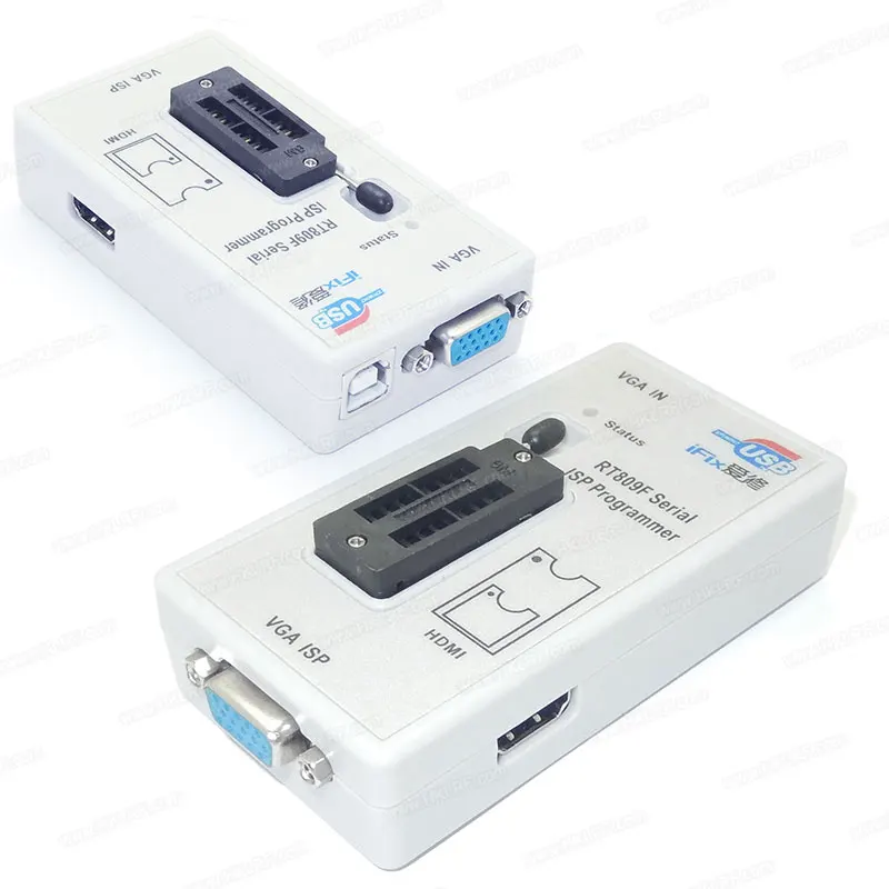 100% New RT809F Serial ISP Programmer with 16 Adapter Kits