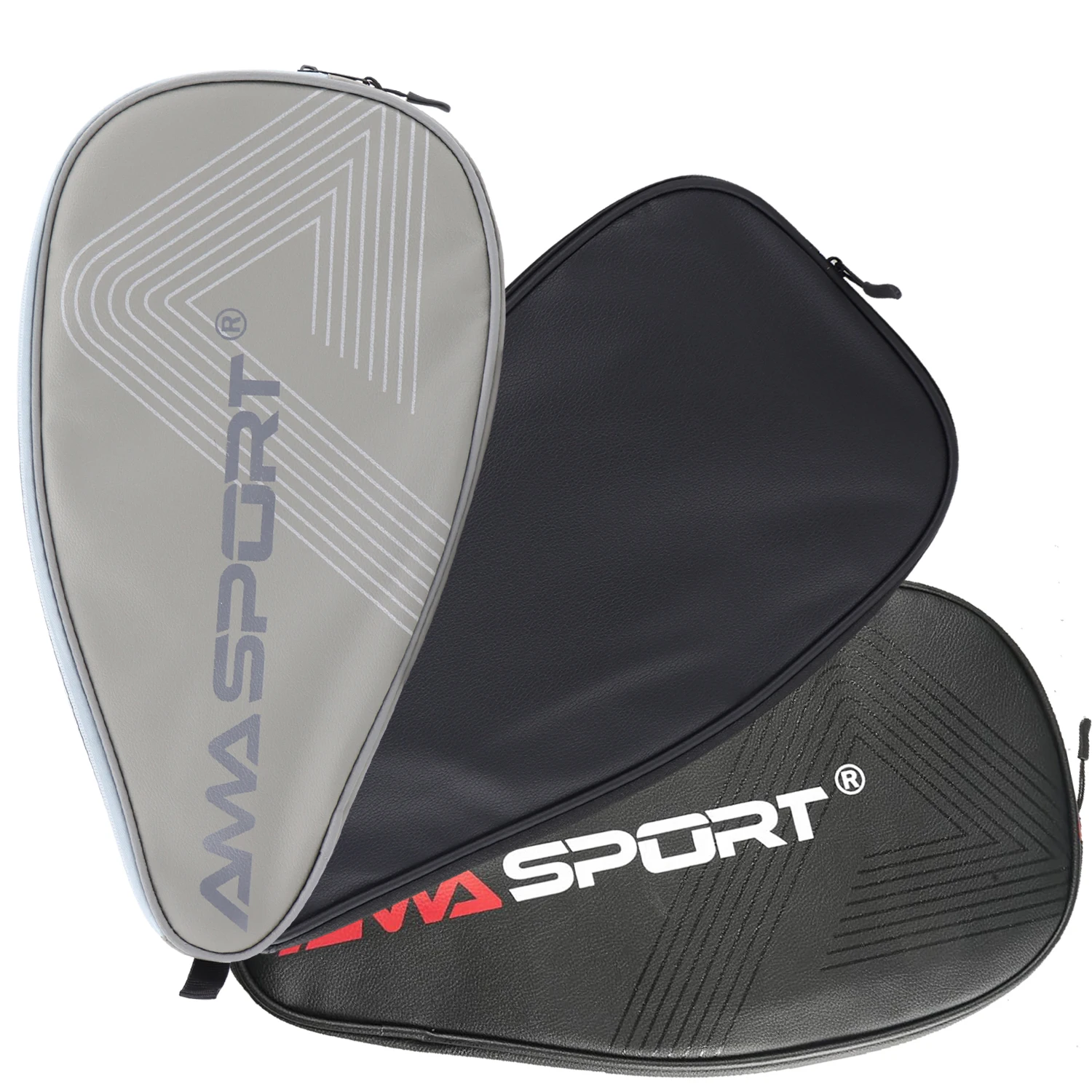 PU Pickleball Paddle Cover, Premium Pickleball Accessoires en Pickleball Apparatuur, met Ritssluiting Duurzame Pickleball Case