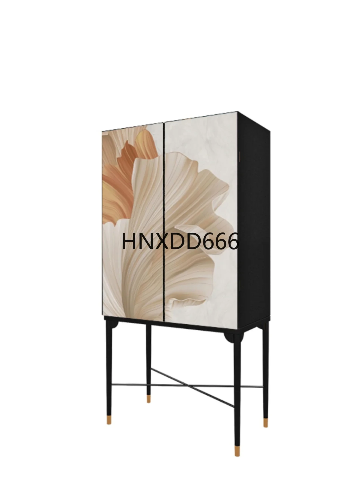 

Painted Tall Wine Cabinet Living Room Wall Side Cabinet