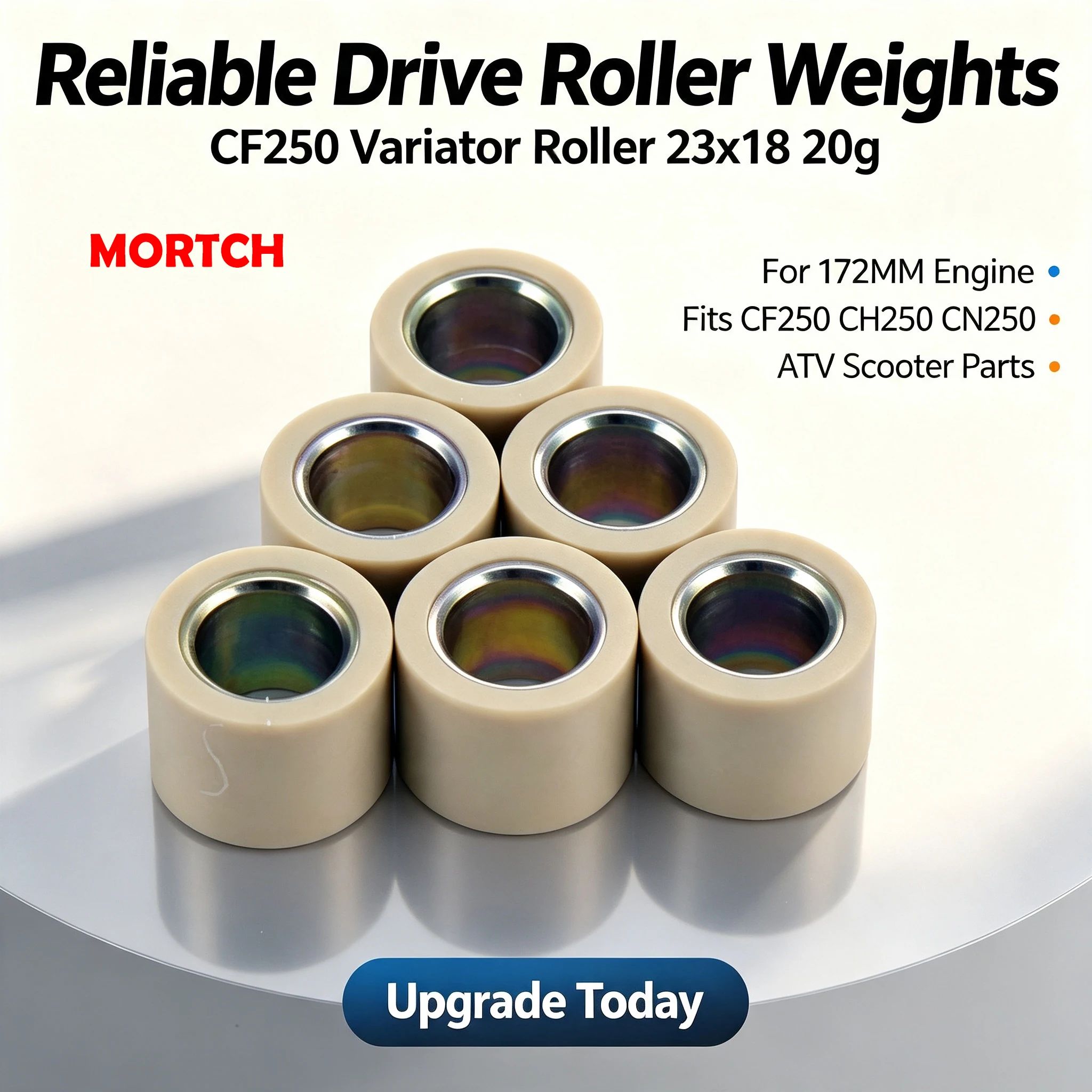 Antriebsvariator-Rollengewicht 20g 23x18mm 250‑5031 für CFmoto CH250 CN250 172cc Roller ATV Jonway JMstar FORZA – Detail 1