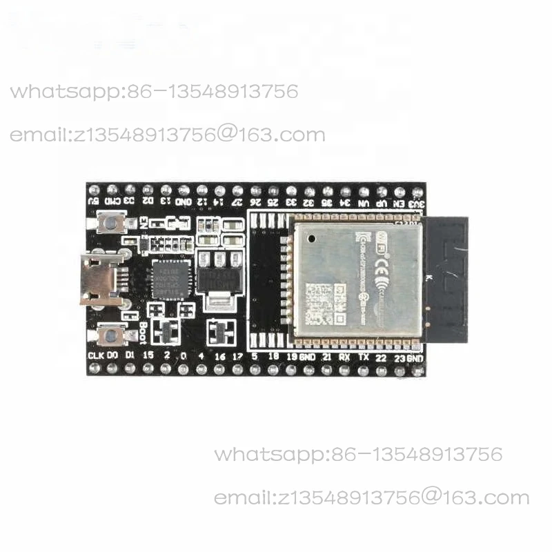 

Плата разработки ESP32DevKitC, оснащенная модулем ESP32-32D/32U, интерфейсом TYPE-C