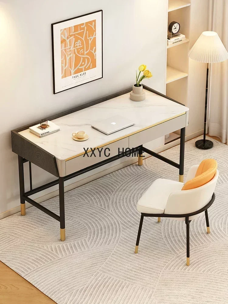 

Cream slate desk simple modern desk simple computer desktop desk