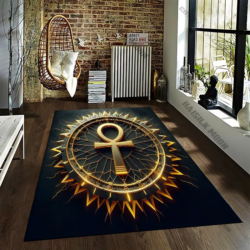 Snake energy circle chaincarpet Yoga living room room decor children's crawling mat doormat area rug games floor mat