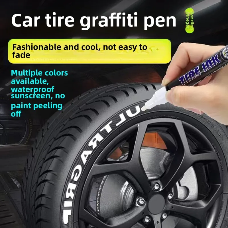 

Car tire pen Alphabet Graffiti color changing Refinish Refill Waterproof and non-fading motorcycle beauty