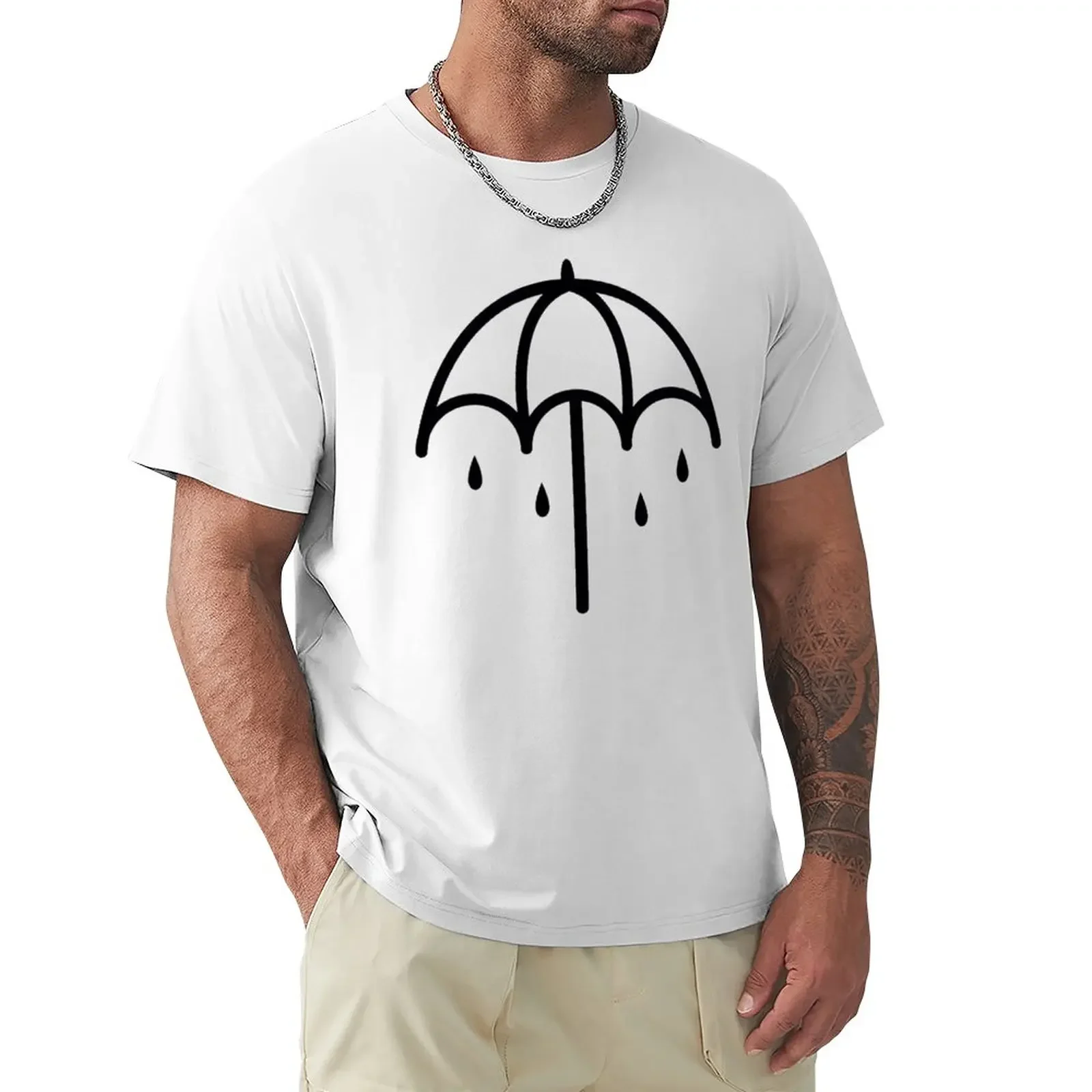 umbrella black T-Shirt customizeds cute clothes Blouse mens champion t shirts