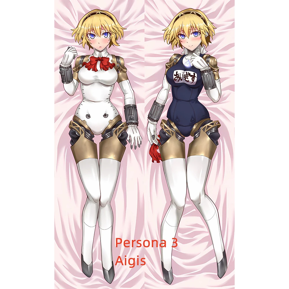 

Dakimakura Anime Pillow Case Demon Persona 3 Aigis Double-sided Print Of Life-size Body Pillowcase Gifts Can be Customized