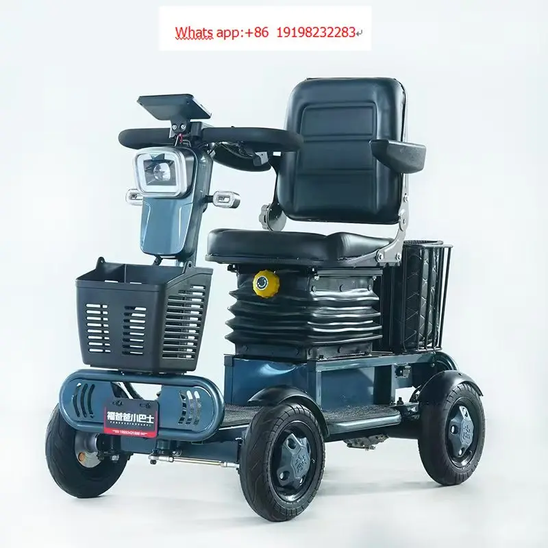 

Electric Scooter Powered Wheelchair Device Disability Scooter Electric Powered Mobility Compact Heavy Duty Mobile for Travel
