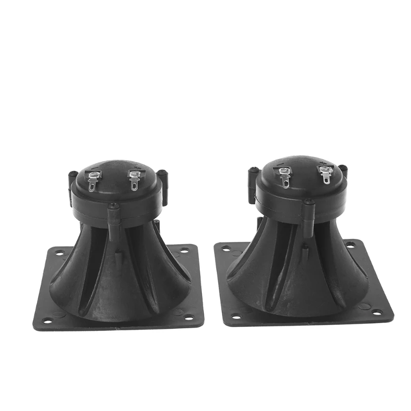 ลำโพงทวีตเตอร์แบบวงกลมสีดำสำหรับลำโพงทวีตเตอร์เสียงแตรระบบเสียงทวีตเตอร์แบบวงกลม