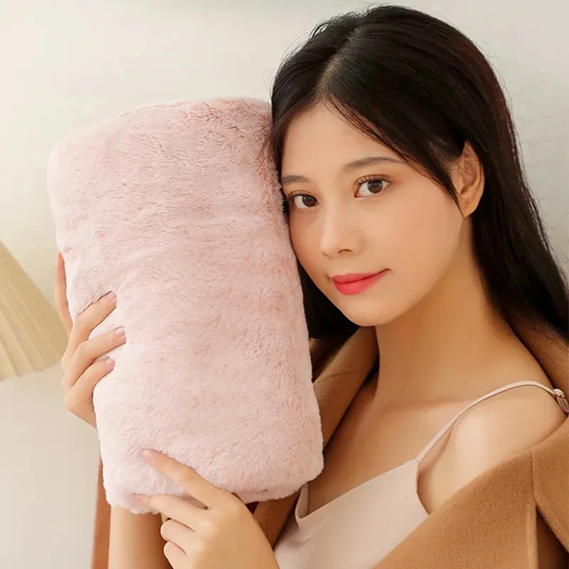 

New Electric Hand Warmer USB Rechargeable Pillow Heating Belly Warming Explosion-Proof Warmer For Camping