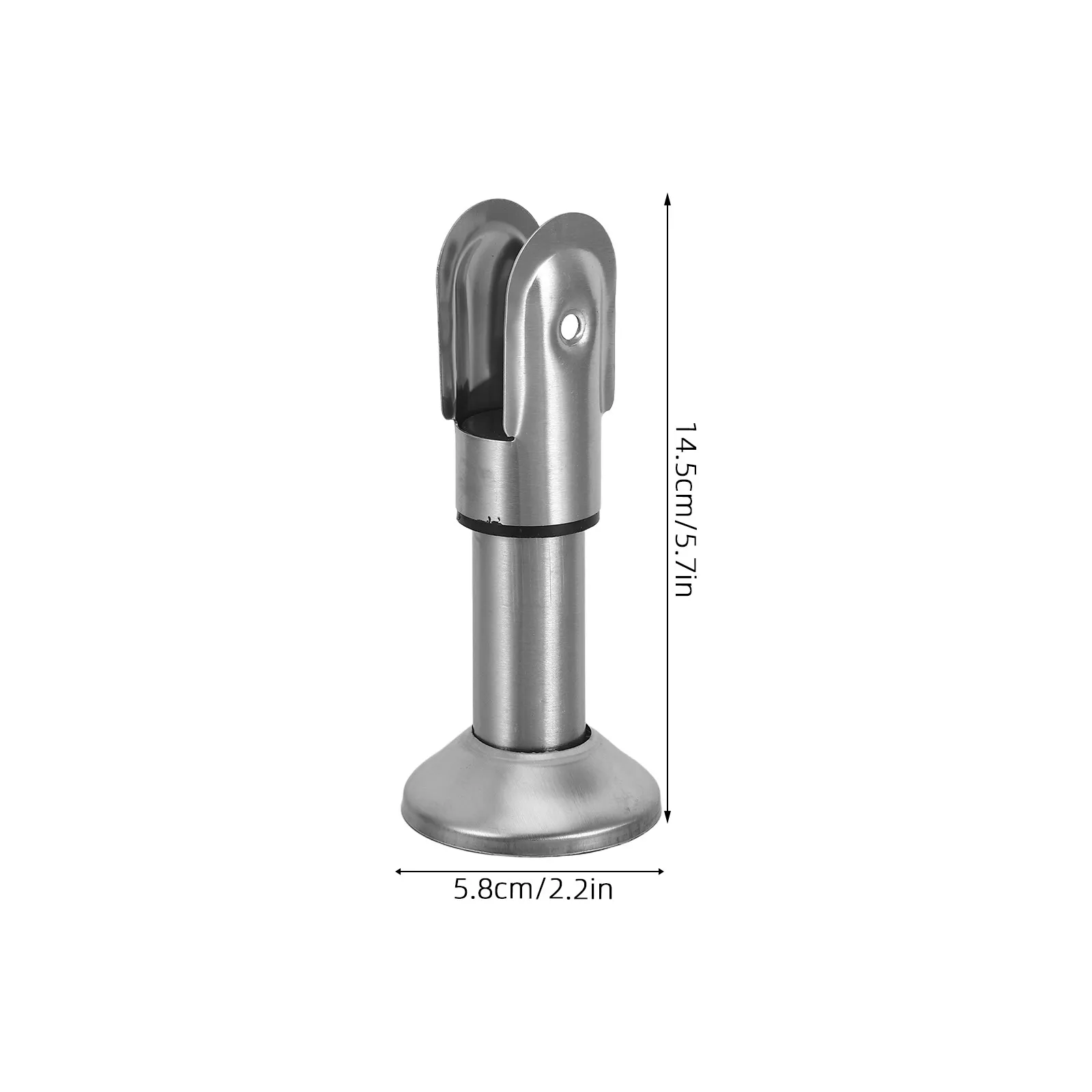 4pcs Bathroom Partition Support Bracket Set Stainless Steel Public Restroom Stall Divider Replacement Toilet Partition Parts
