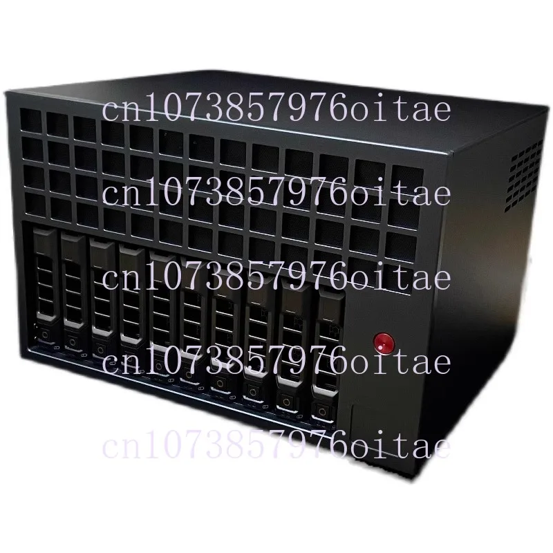 XNAS Ten-bit NAS Chassis Multi-Disk Server Storage Disk Array Home Storage Chassis CNC All Aluminum