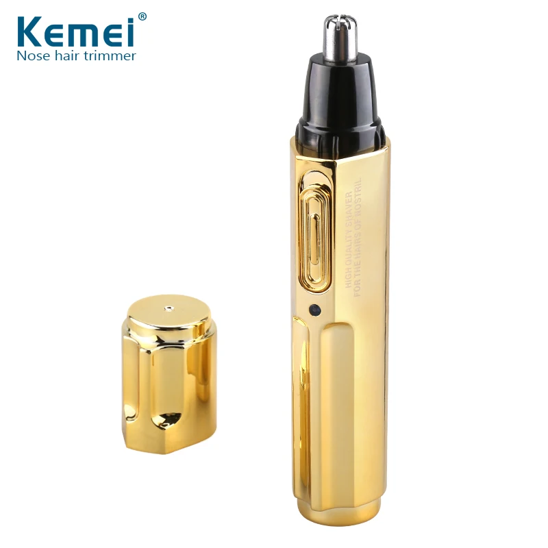 Kemei KM-6616 Wholesale High Quality Usb Rechargeable Ear Nose Trimmer Electric Nose Hair Trimmer