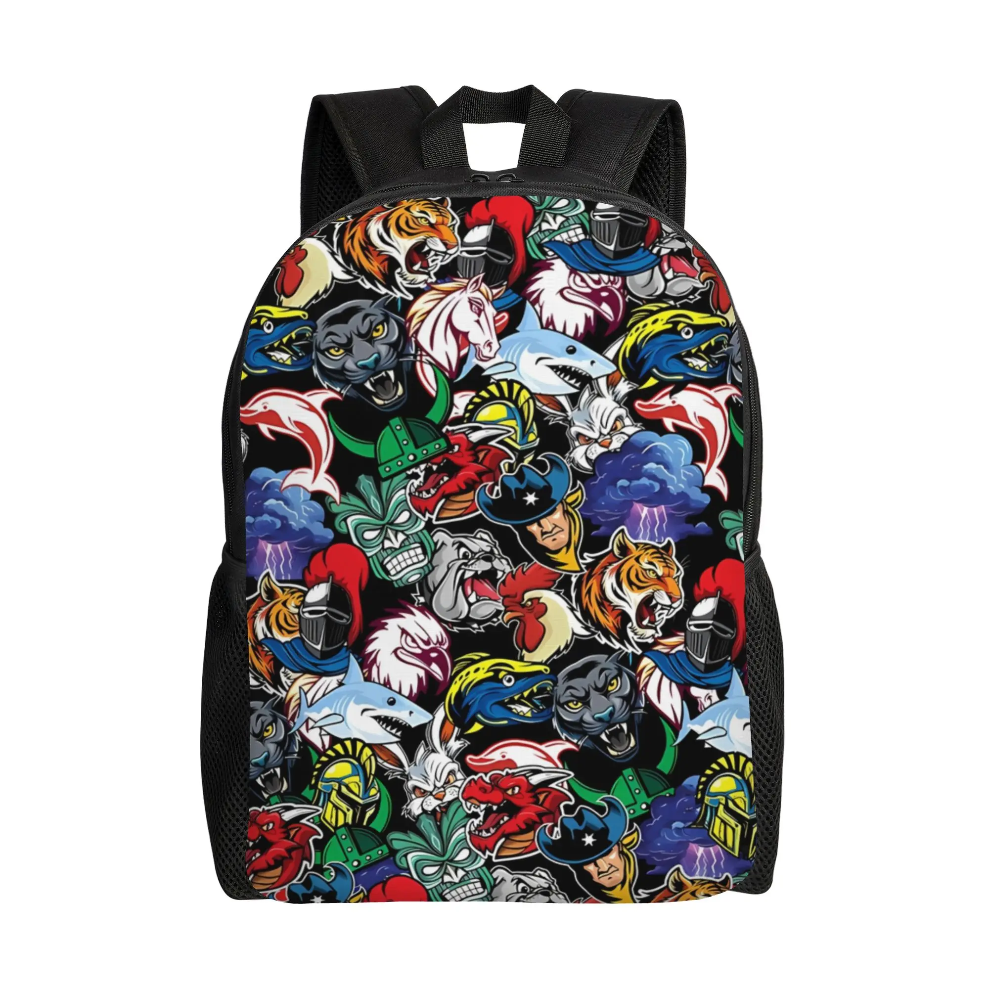 

Back to school season Fashion NRL Football Teams Laptop Bag Super Sentai For Women Backpack