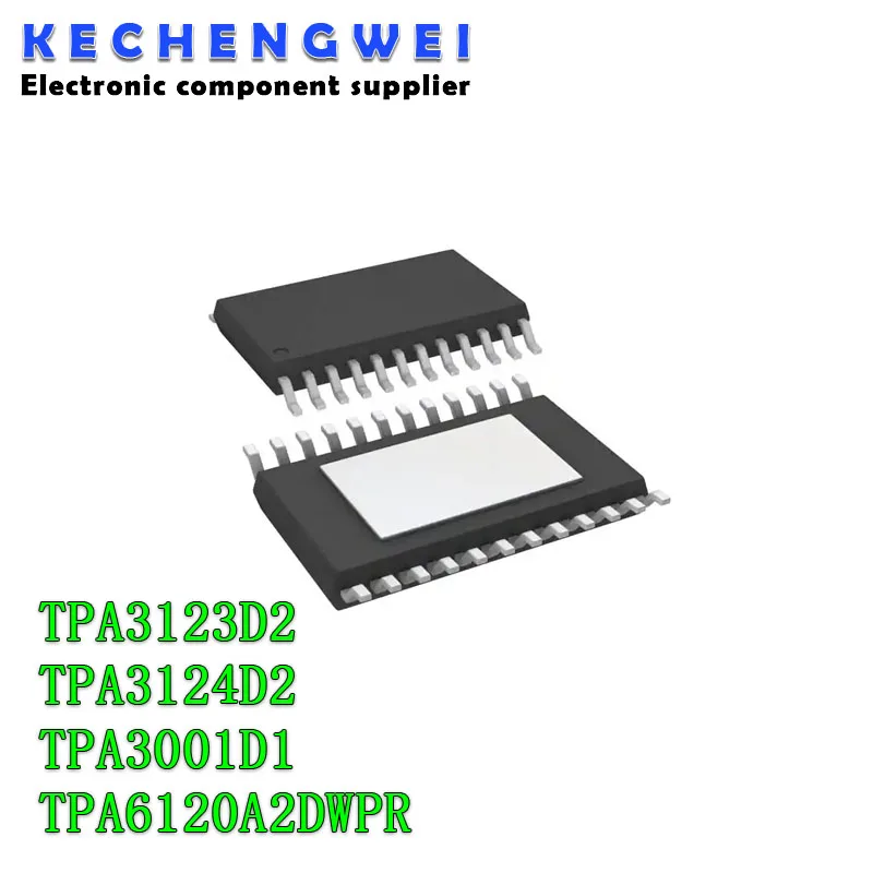 

5pcs/lot TPA3123D2 TPA3123D2PWPR TPA3124D2PWPR TPA3124D2 TPA3001D1PWPR TPA3001D1 TPA6120A2DWPR 6120A2 TSSOP-24 In Stock