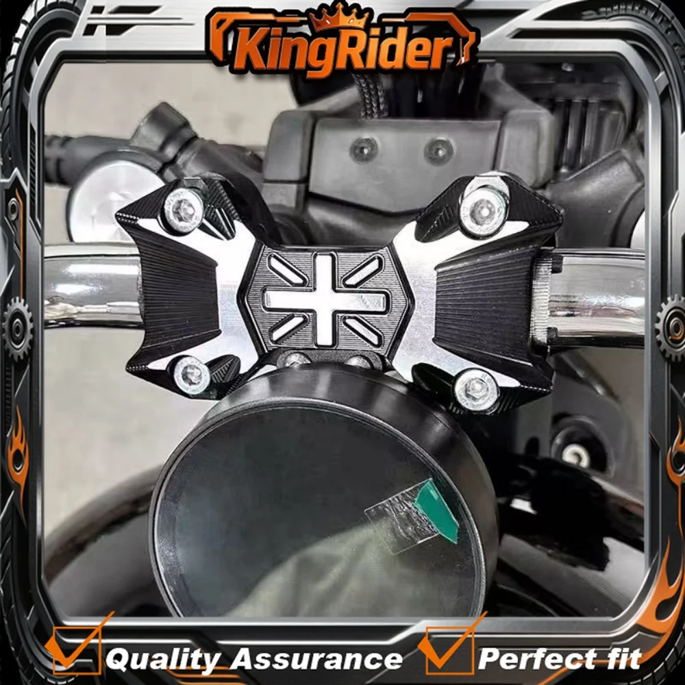 Motorcycle handlebar riser, handlebar mounting bracket, handlebar clip, riser post modification accessory for BENDA Chinchilla 3