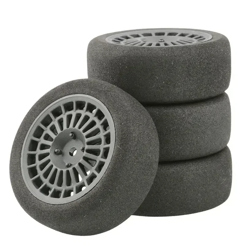 4個入り 68*26mm RCカーホイールタイヤセット 1/10ラリートラック kyosho HSP HPI RGT LC RACING PTG-2 タミヤ TT02用