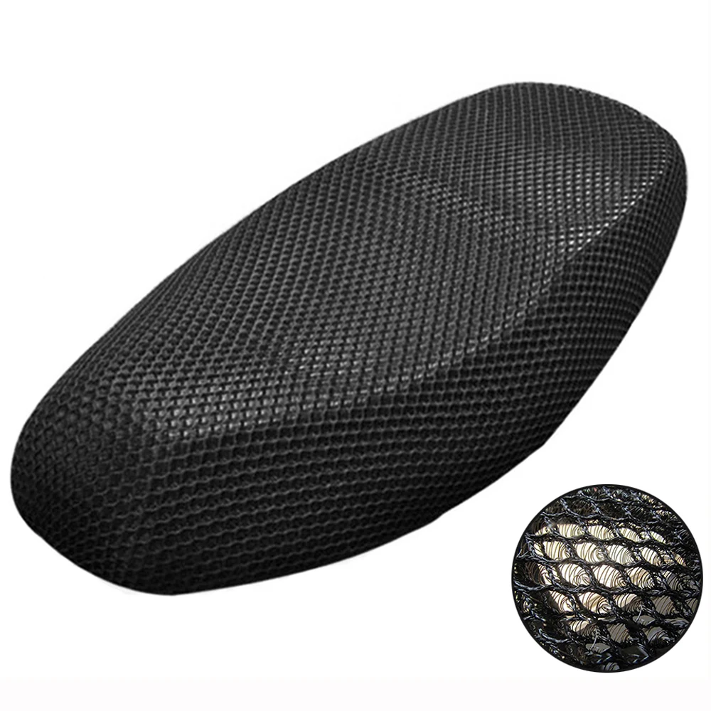 Motorcycle Accessories Motorcycle Cushion Seat Breathable Motorcycle Sun 3D Black Protection Heat Insulation Seat Net