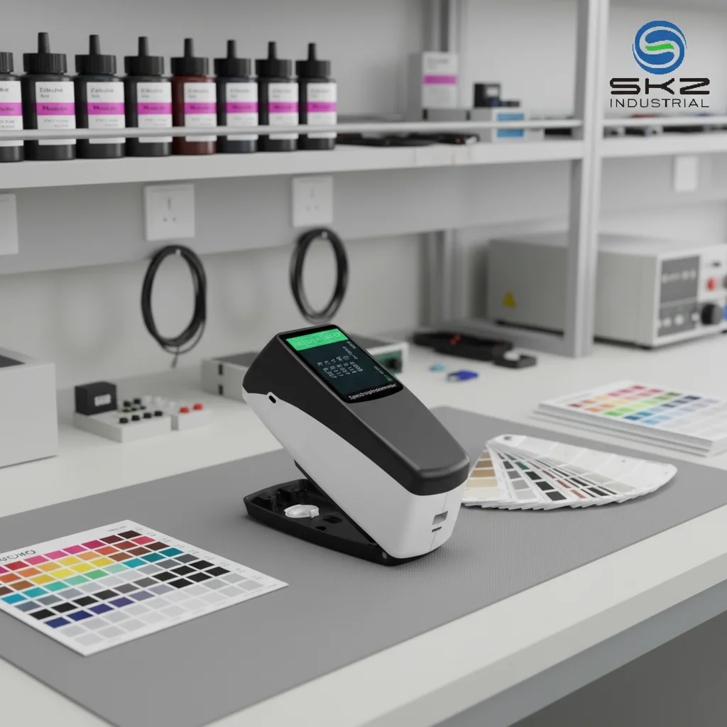 2026SKZ-EXPro Printing Densitometer with Bluetooth & APP CMYK Density Dot Gain Overprint Rate Measurement and 45/0 Geometry
