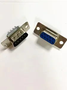 10pcs/lot new RS232シリアルポートコネクタDB9オスおよびメスソケット/プラグコネクタ9pin銅RS232 comソケットアダプター 12ベストセールスDB9女性-10