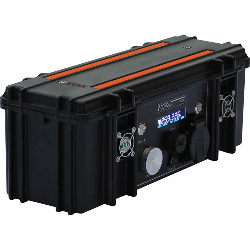 Portable Power Station 1000Wh Solar Generator 1000 W Emergency Power Supply Charged by Solar Panels/AC Outlet/Cars