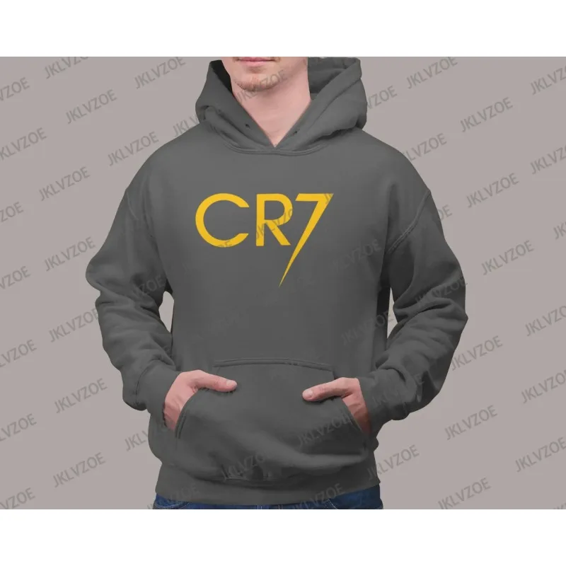 رونالدو 7 طباعة هوديي ريترو الشارع البلوز أعلى الخريف النساء الرجال بلوزة كاجوال القطن الرياضة مقنعين الرجال الملابس الشارع الشهير #4